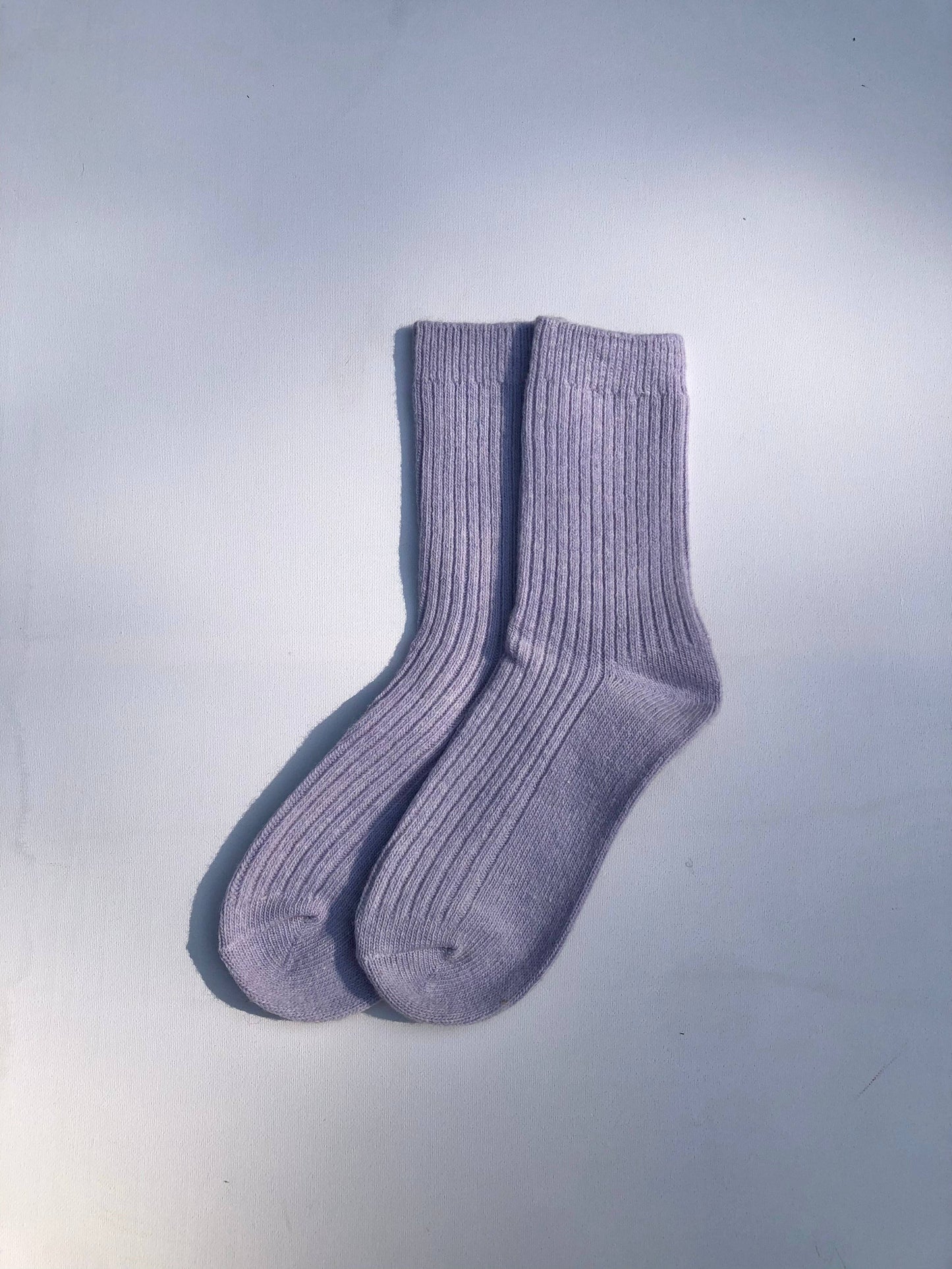 ICELAND WOOL SOCKS - Lilac