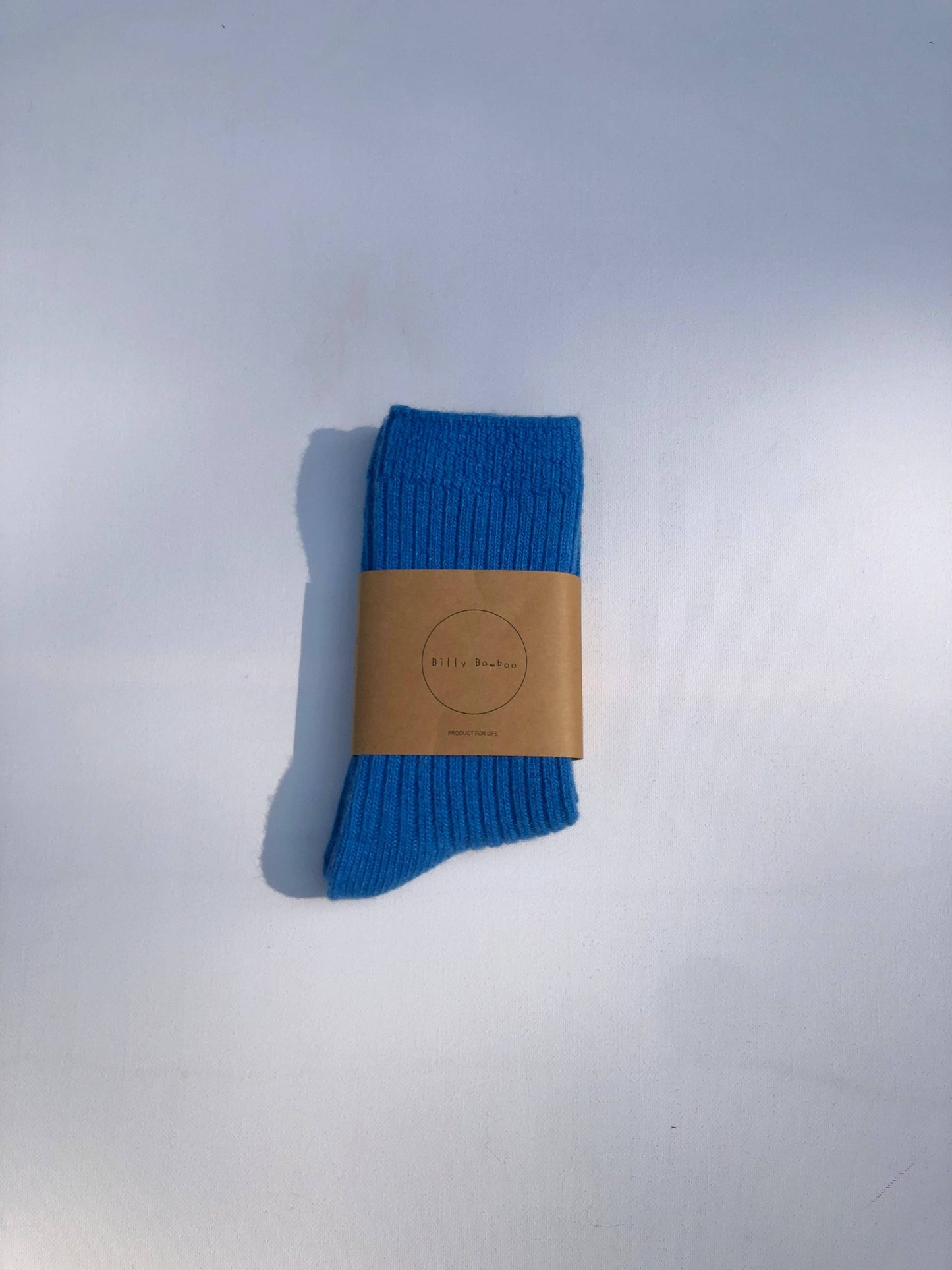 ICELAND WOOL SOCKS - crystal bright: Royal blue / M/L