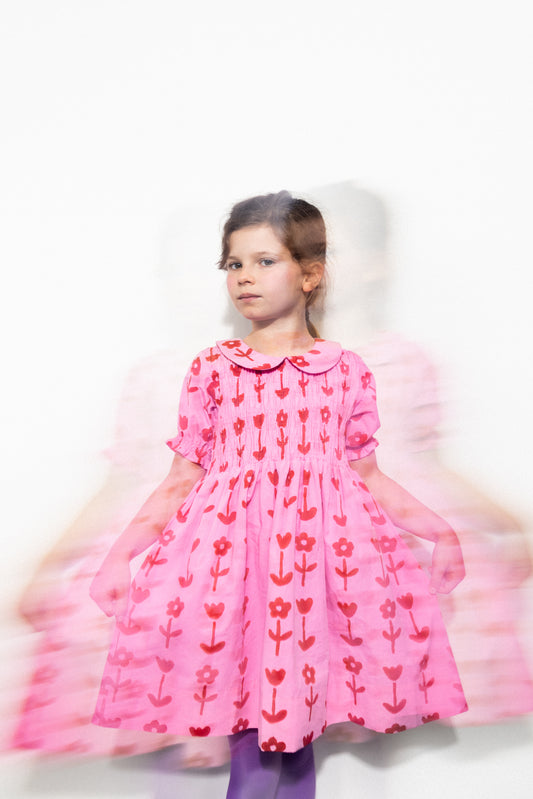 Kids Shirred Dress
